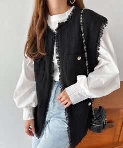 andme 「andme」 ベスト M ブラック レディース