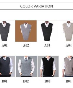 ニット メンズ 秋 チョッキ ス ビジネス Vネック アウター 重ね着 レイヤード風 コーデ単品 通勤 スリム おしゃれ