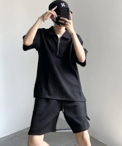 セットアップ メンズ 夏 半袖 大きいサイズ 上下セット サマー 短パン 薄手 接触冷感 涼