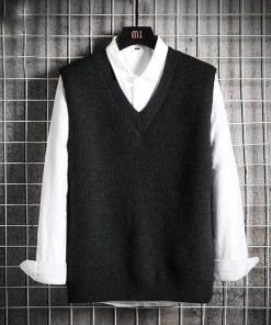 ニット メンズ 春夏 秋冬 プルオーバー セーター チョッキ ゴルフウェア カジュアル ジレ シンプル 重ね着 秋物